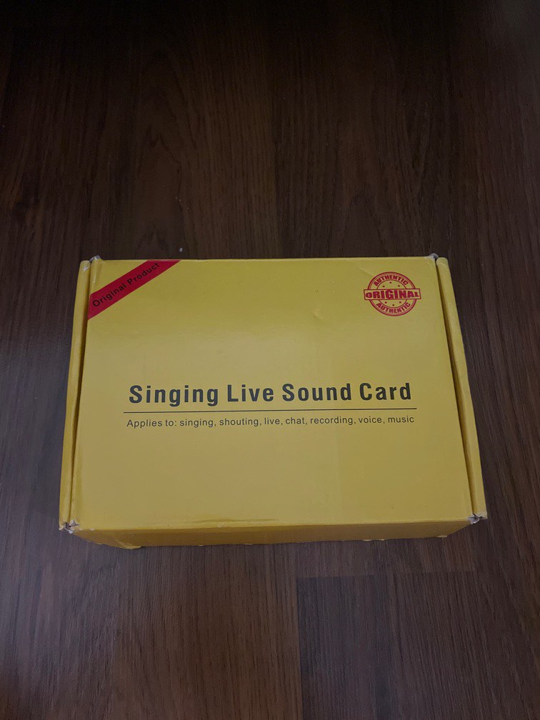 Singing Live Sound Card, Audio, Other Audio Equipment on Carousell