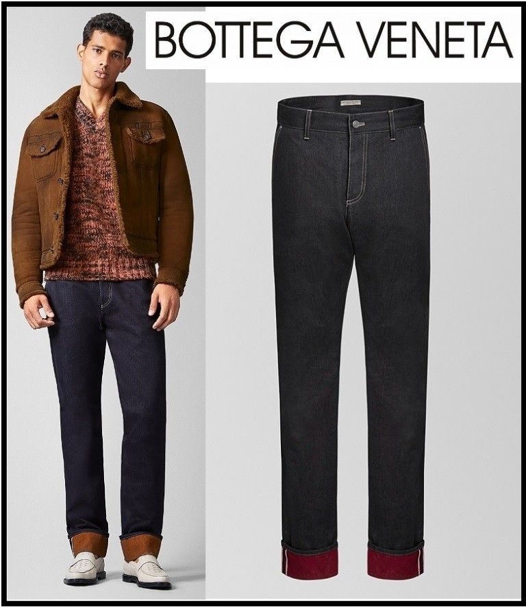 Intrecciato laminated leather pants  Bottega Veneta  Men  Luisaviaroma