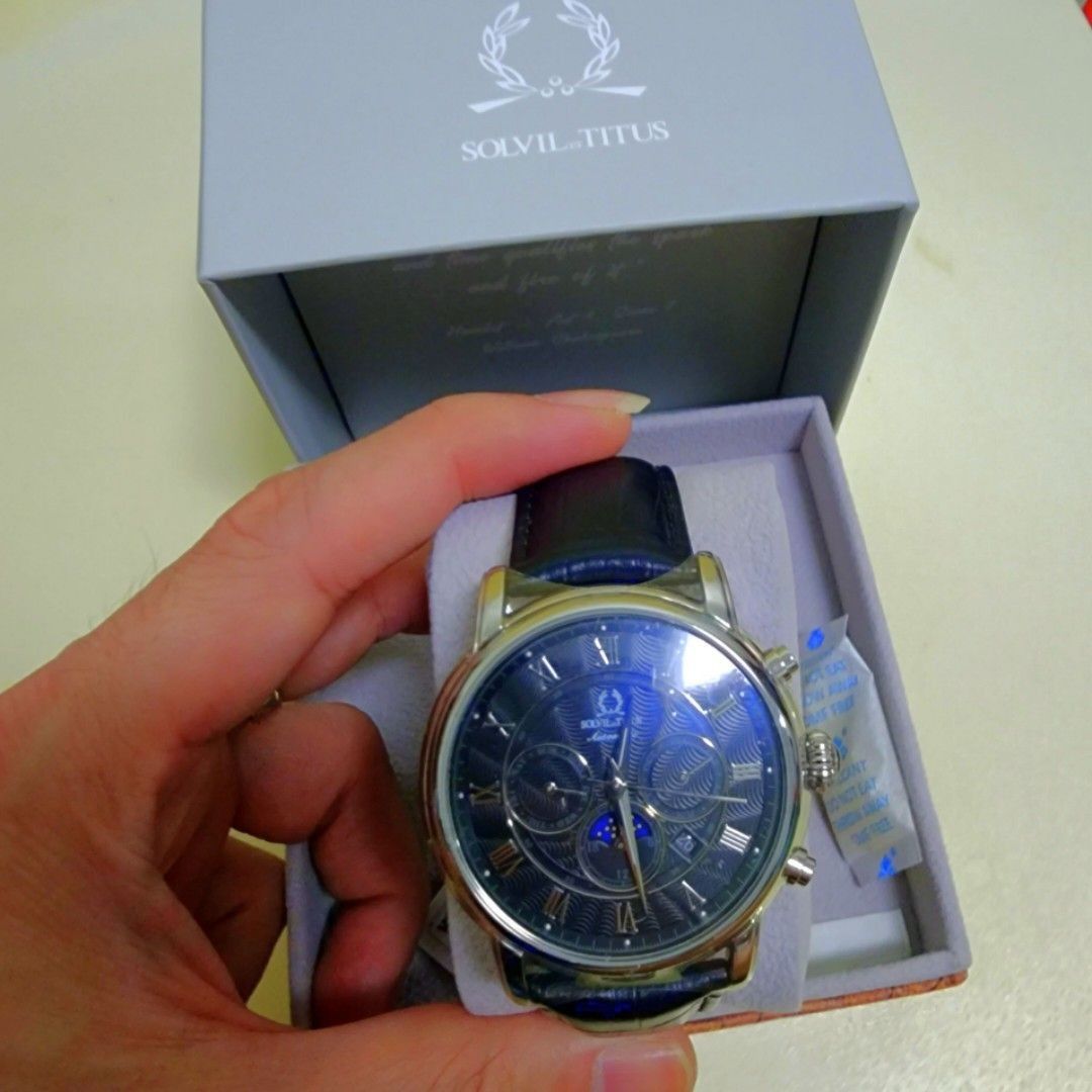 Solvil et titus men's watch hot sale