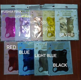 SQUARE FOIL CURTAIN 2M