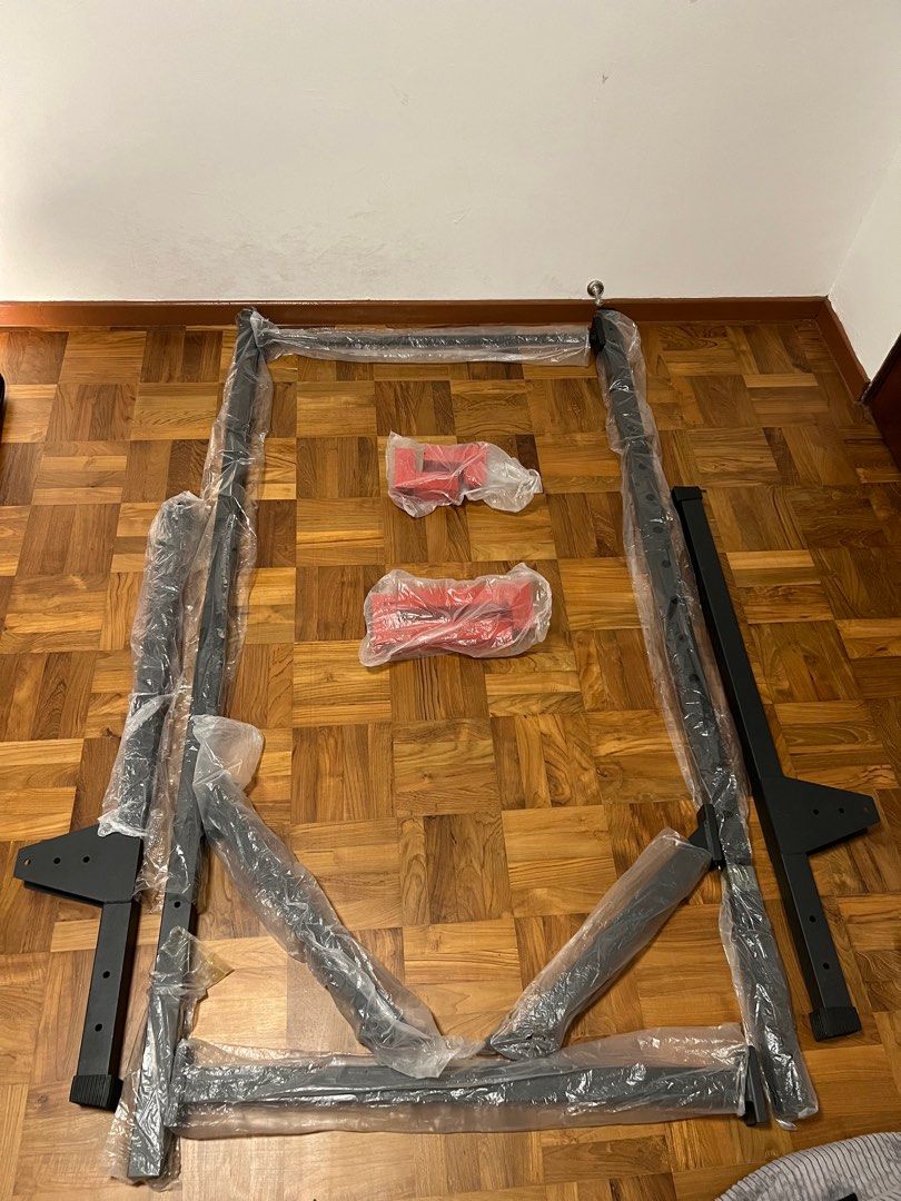 Squat Rack Pull Bar Bench Press, Sports Equipment, Exercise & Fitness ...