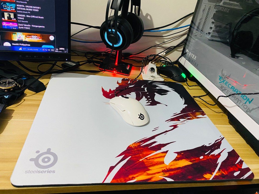STEELSERIES QCK HEAVY MOUSE PAD (Category: Mouse & Mousepads) located in Caloocan City. Submitted by lordjeff (Listing ID 1214622079, Image 3). Description: FOR SALE BRAND NEW STEELSERIES QCK HEAVY MOUSE PAD❗️ WE ALSO HAVE STEELSERIES GAMING HEADSET & MOUSE PM ME FOR MORE INFO LOCATION: CALOOCAN SOUTH MOD: LALAMOVE or LBC MOP: CASH or GCASH.