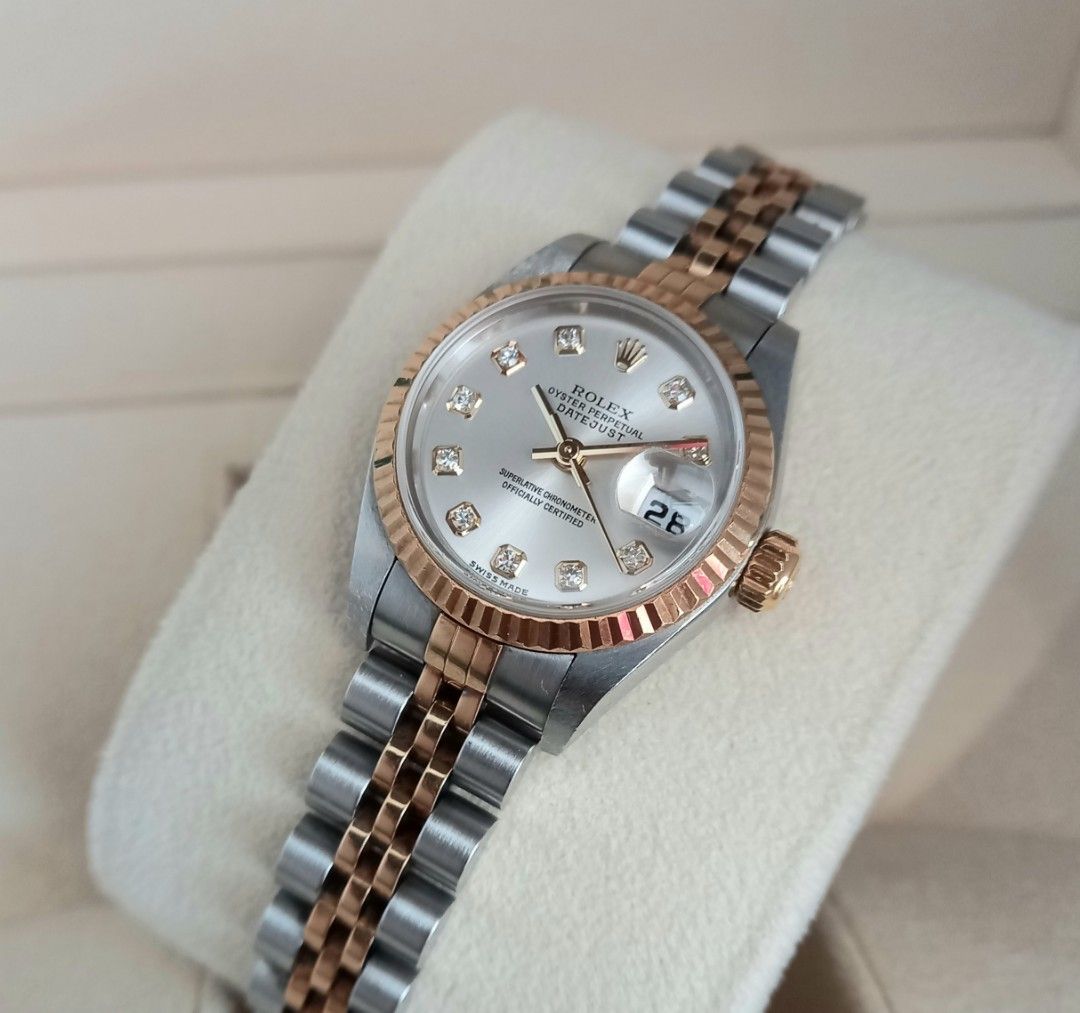 Rolex datejust on sale 10 diamonds