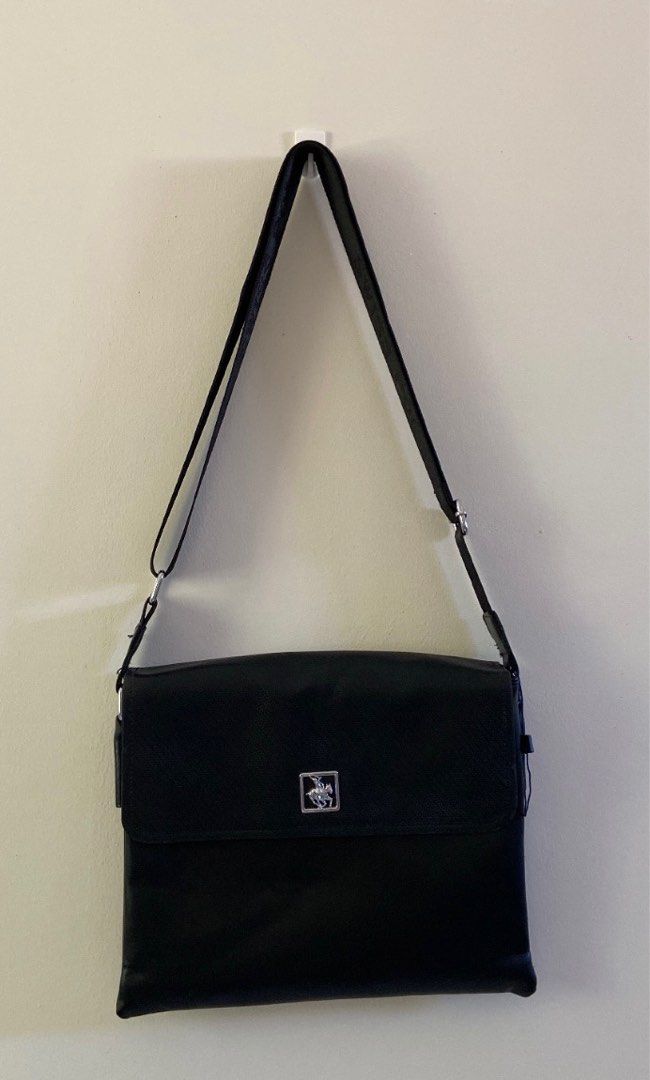 Swiss polo sales textured sling bag
