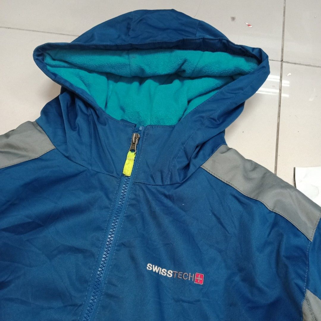 Swiss tech jacket with hood sale