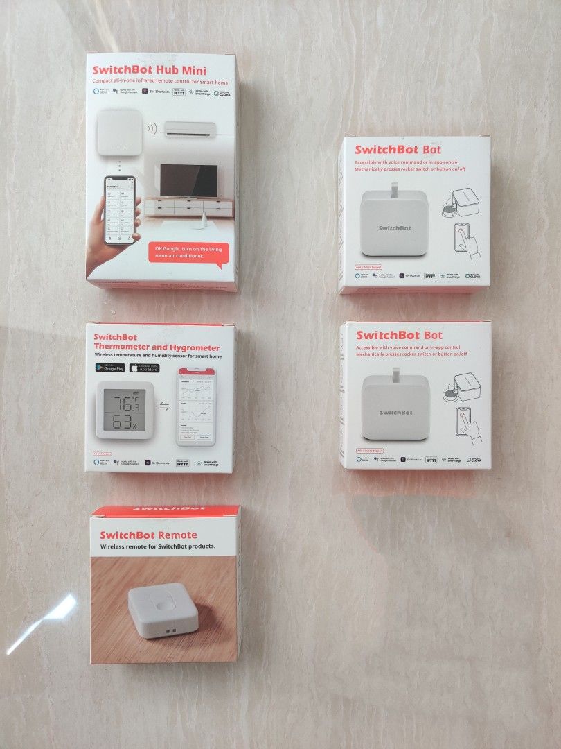 Switchbot Bot (White), TV & Home Appliances, Electrical, Adaptors ...