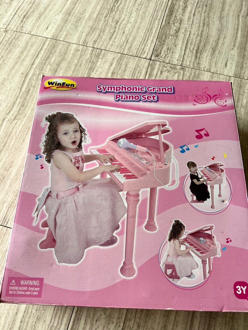 Symphonic grand piano set pink clearance