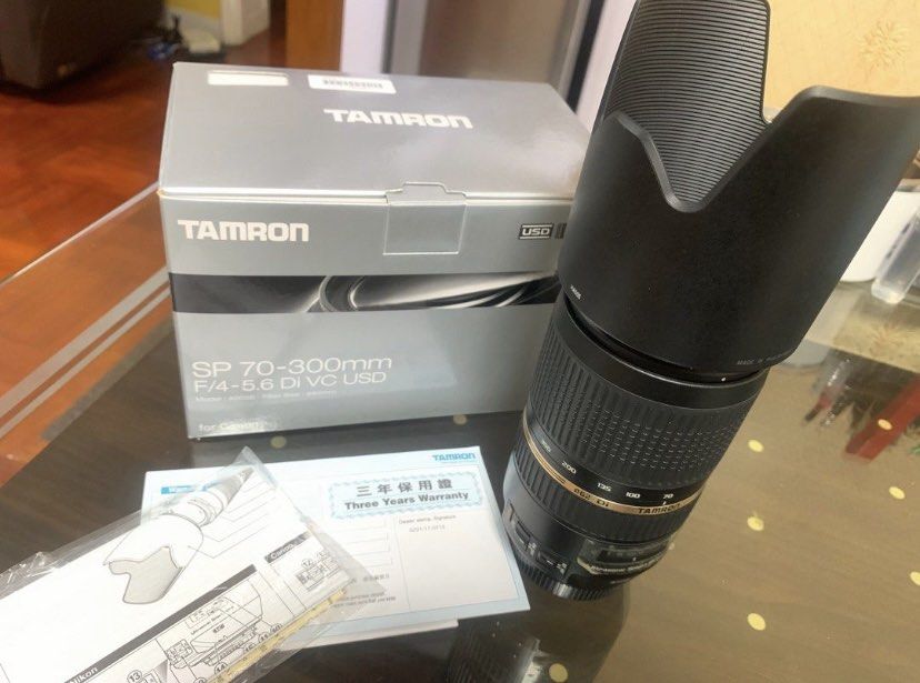 優質二手**Tamron SP 70-300mm f/4-5.6 Di VC USD (A005) for Canon