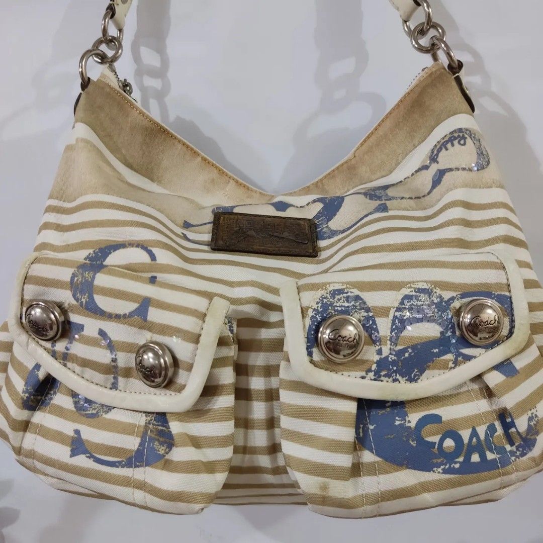 COACH Poppy Signature 2Way Bag Ivory Y2K｜Yahoo!フリマ（旧PayPay 