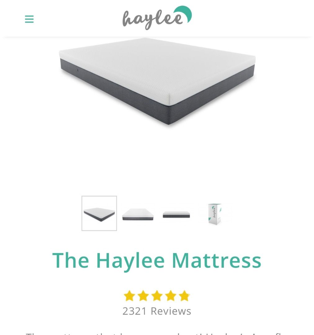 The Haylee Mattress, Furniture & Home Living, Furniture, Bed Frames