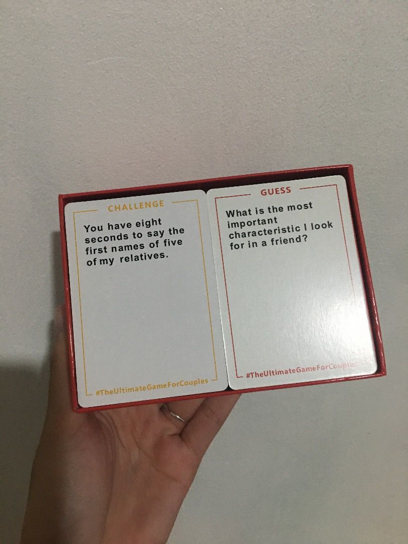 The Ultimate Game For Couples Card Game, Hobbies & Toys, Toys & Games