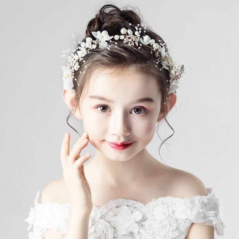 Toddler flower store girl hair accessories