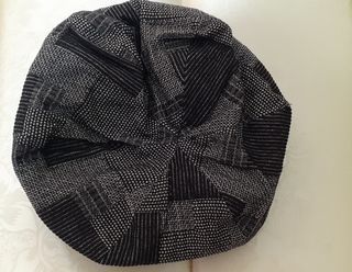 全新TORIO store 黑色拼布貝雷帽 未剪牌