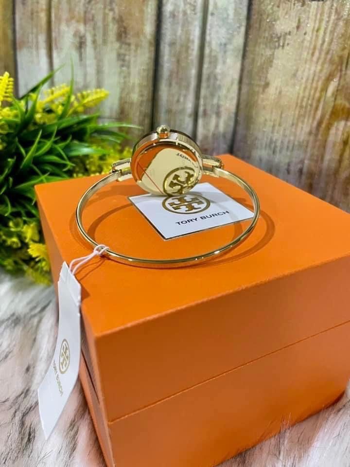 Tory Burch TBW2100 Gigi Bangle GoldTone Stainless Steel Watch on Carousell