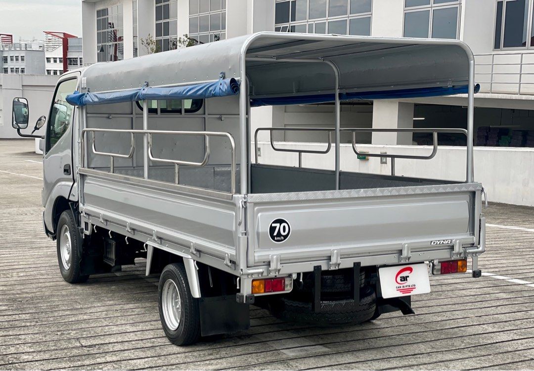 Toyota Dyna 150 (Category: Used Commercial Vehicles for Sale) located in Singapore. Submitted by priscillalee0616 (Listing ID 1214637328, Image 3). Description: • 2020 Toyota Dyna 150 Manual ! ✅ 1 Owner Only! ✅Limited G PLATE Dyna! ✅Come With Full Canopy! & Full Checker Plate! SAVE $4k COST ✅Well Known Brand In Market ! ✅One Stop Service If need any attachments ( Box / Tailgate or So On ) ✅Low Maintenance! ✅No Further Repair Needed! ✅Warranty Are