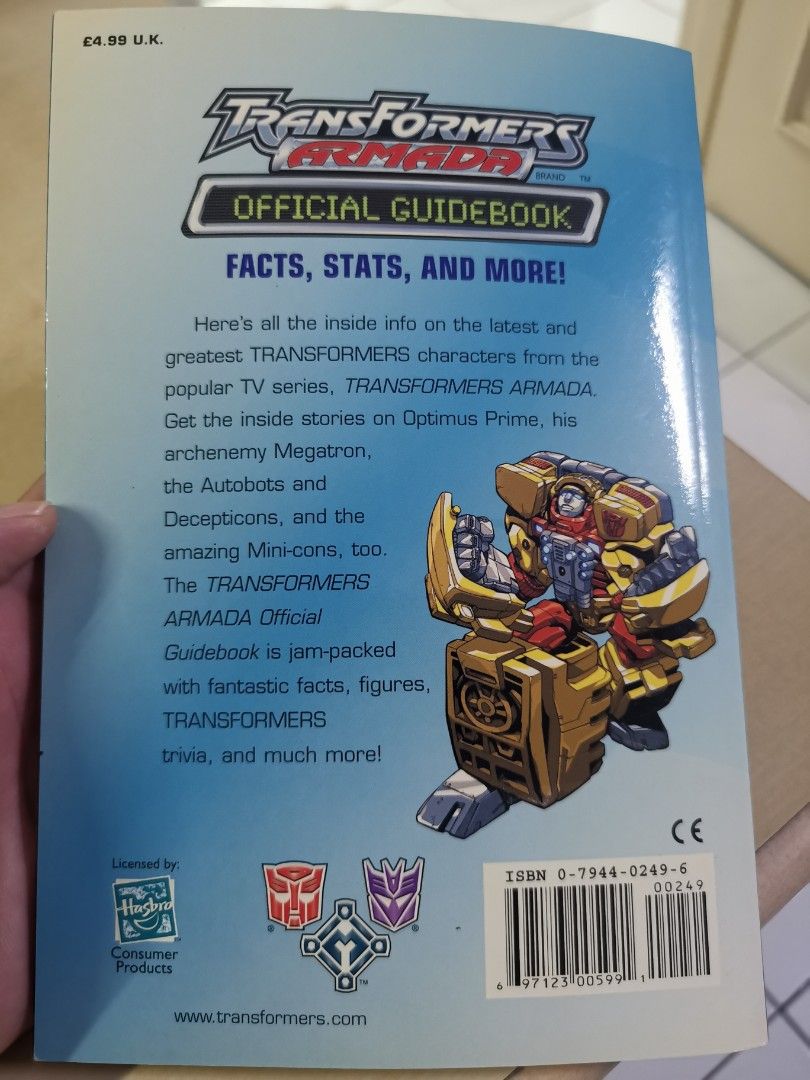 Transformers Armada Guidebook for Kids, Hobbies & Toys, Books