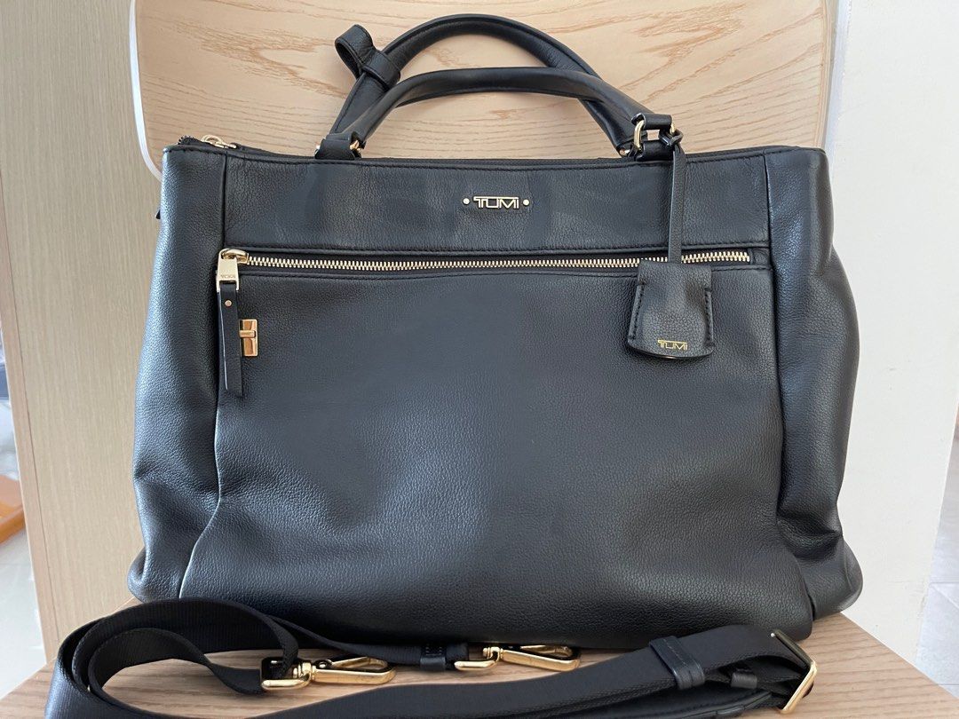 Tumi Voyageur Sheryl Leather Business Tote Women s Fashion Bags