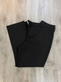 Uniqlo women high rise formal slack pants seluar hitam