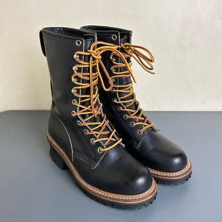 Vintage 90’s Red Wing 699 Steel Toe Logger Boots