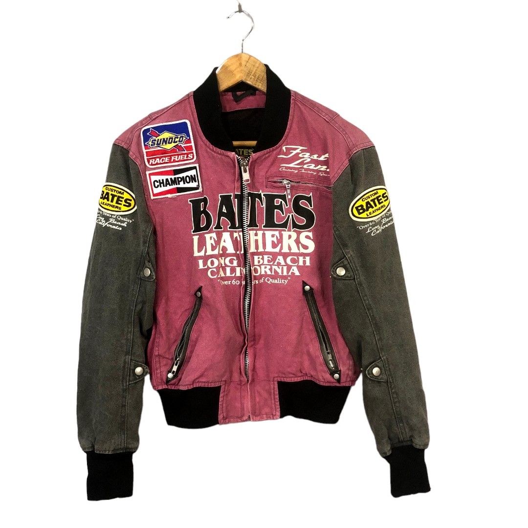 Vintage Bates Leather Jacket, Men's Fashion, Coats, Jackets and