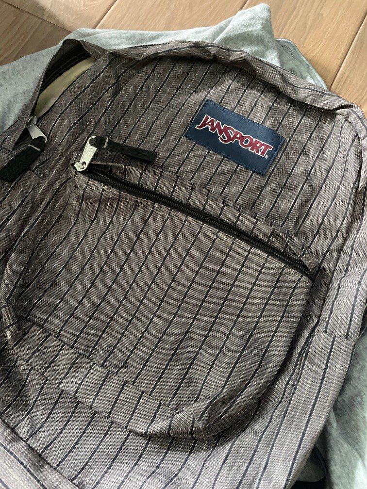 Vintage Jansport Striped Backpack Women s Fashion Bags Wallets Backpacks on Carousell