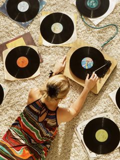Cheap Vinyl records lp for decoration and art and craft