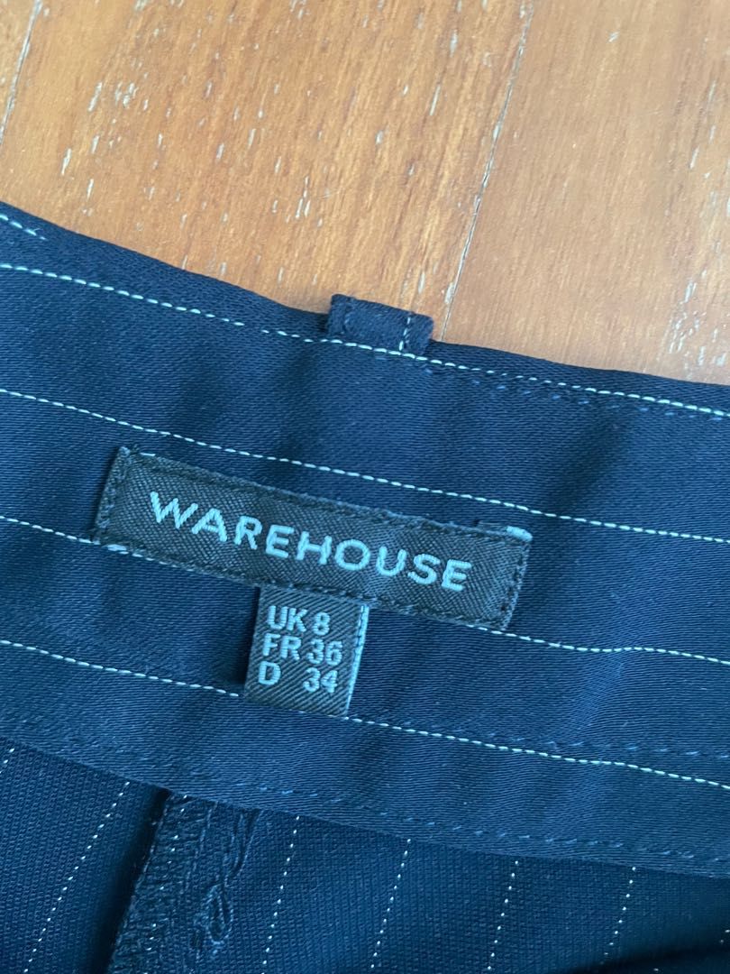 Warehouse stripe cheap trousers