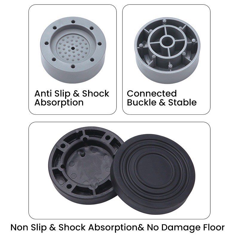 Washing machine anti vibration rubber feet base 3.5cm x 4, TV & Home