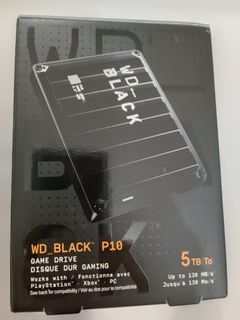 WD BLACK 5TB P10 External Hard Drive Game Western Digital HDD