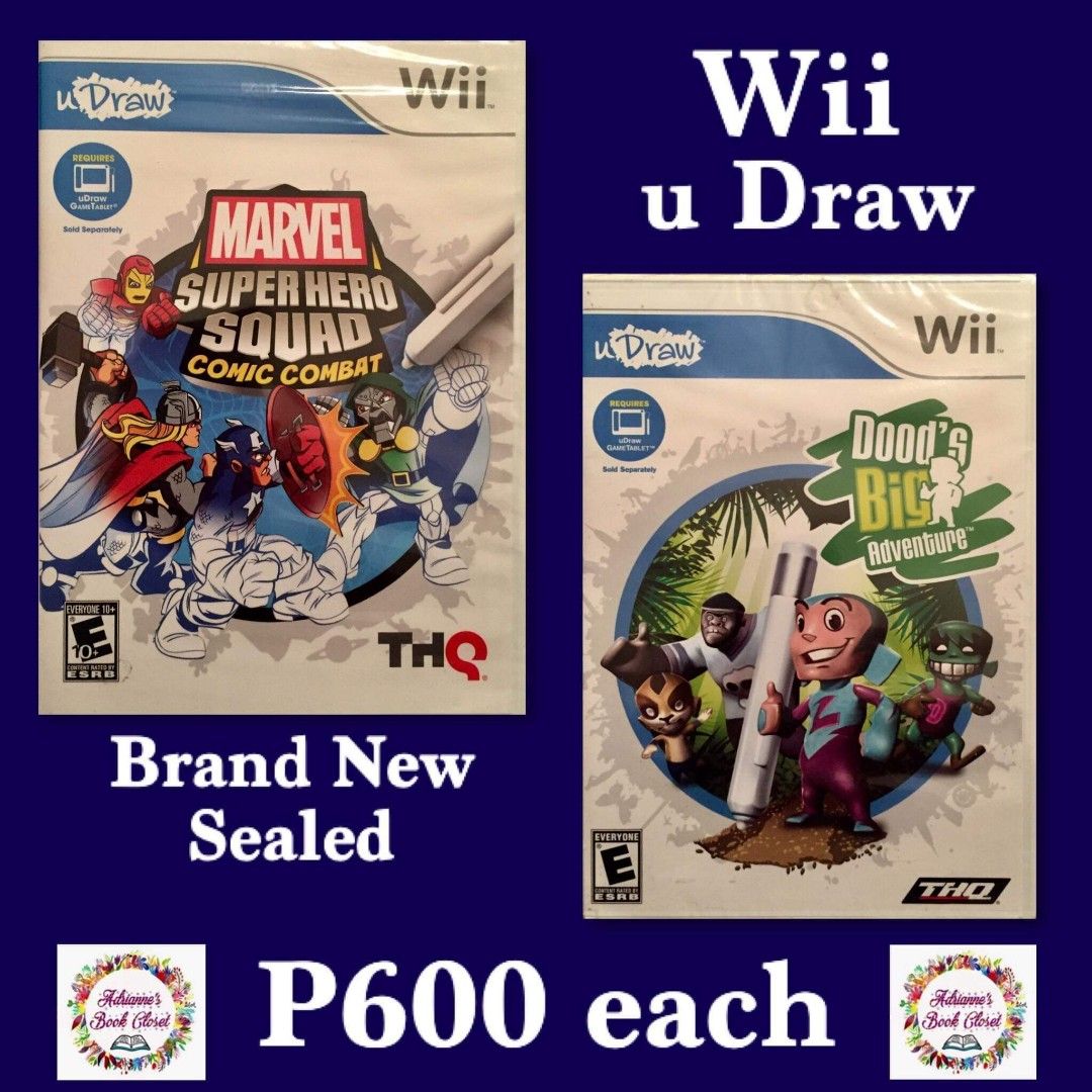 WII U DRAW, Video Gaming, Video Games, PlayStation on Carousell