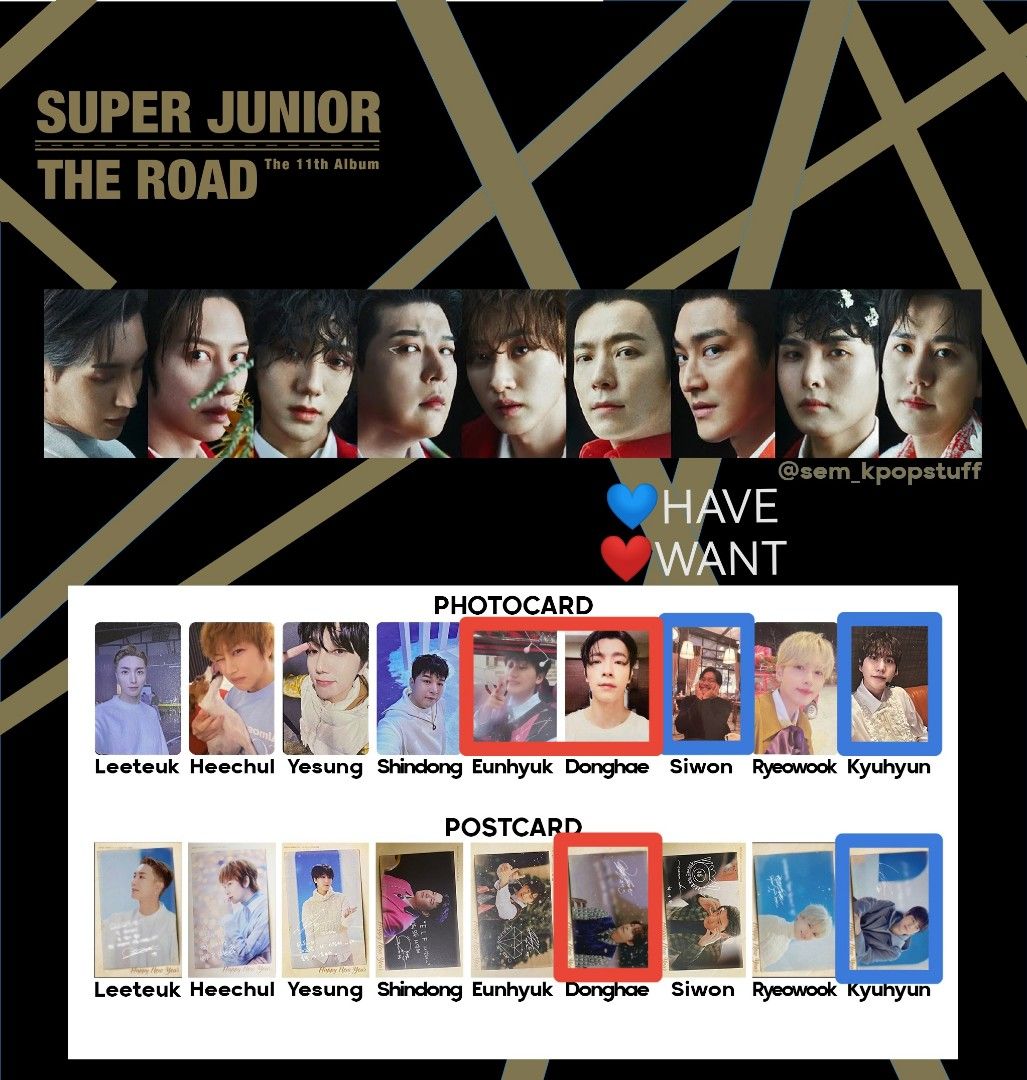 SUPER JUNIOR D&E DEPARTURE ウニョク トレカ