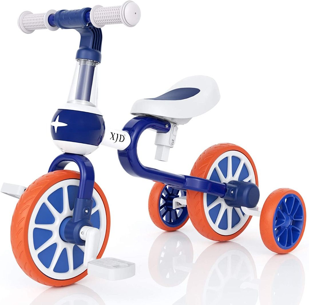 XJD 3 in 1 Baby Balance Bike for 2 4 Years Old Boys Girls Tricycle for