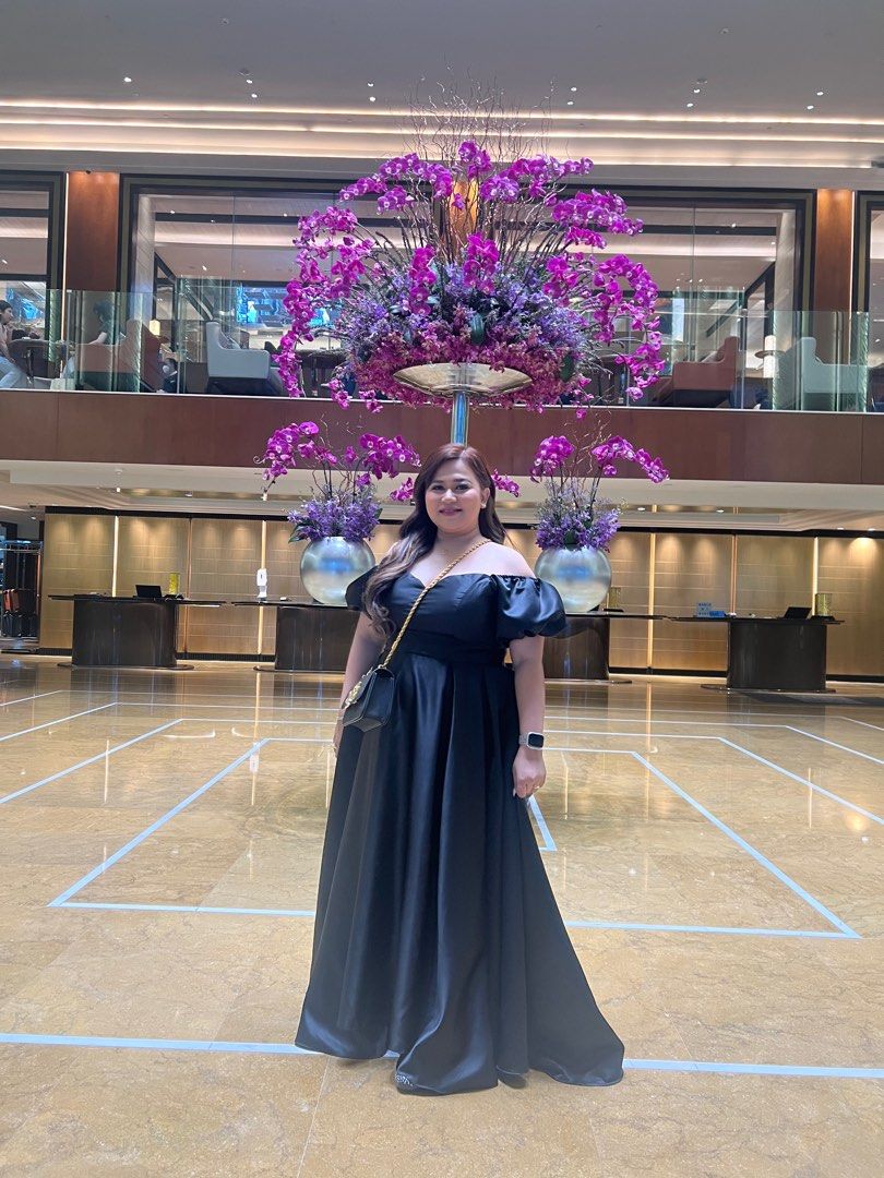 Xxl dress Plus size elegant gown evening gown for rent Women s Fashion Dresses Sets Evening dresses gowns on Carousell