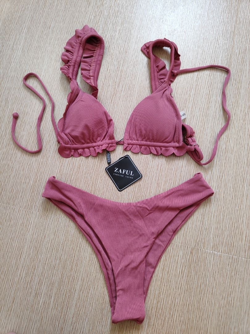 Zaful ruffle bikini store