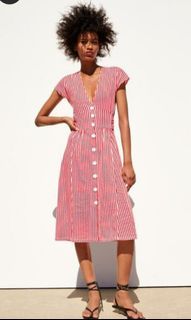Zara stripe red and white