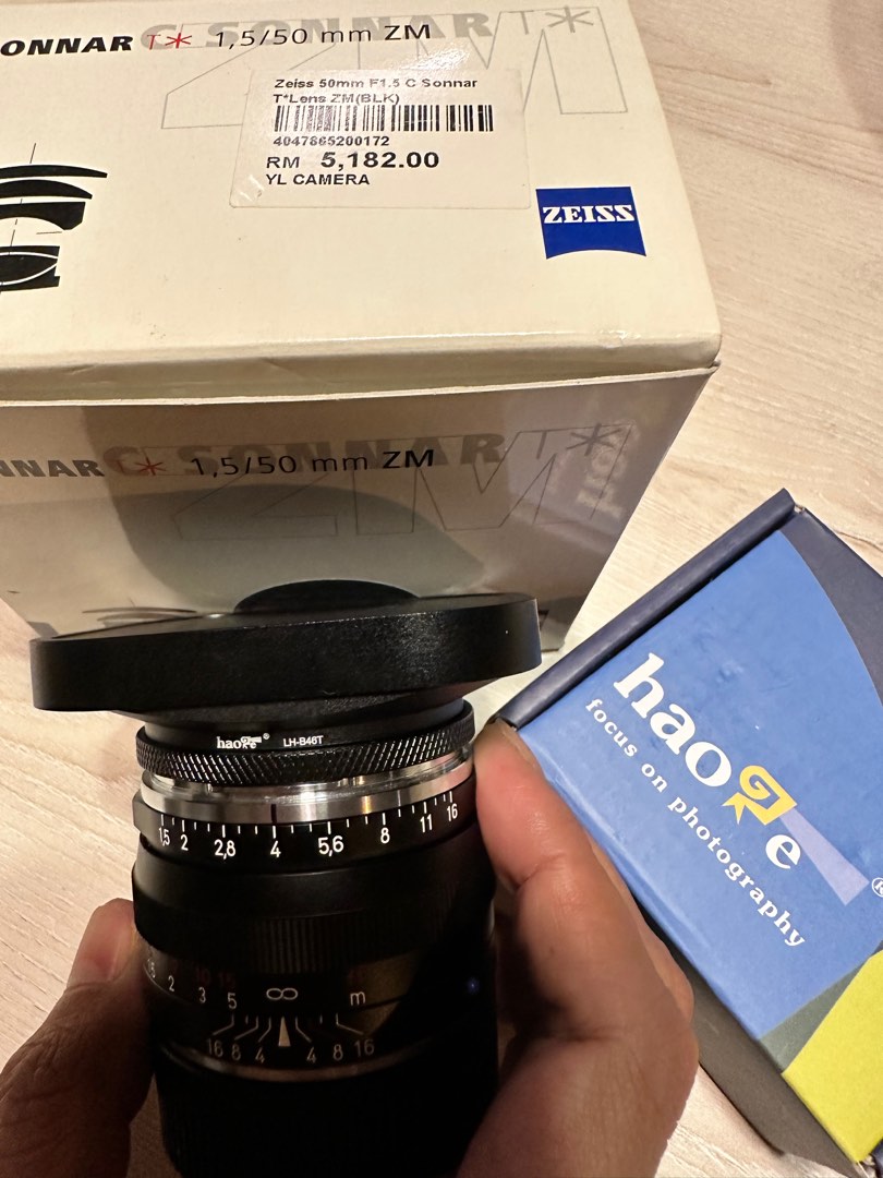 Zeiss C Sonnar 50mm f1.5 ZM Lens Leica M