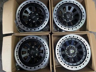 17” Beast 9602 Black face/Machine Lip mags 6Holes pcd 139 Bnew