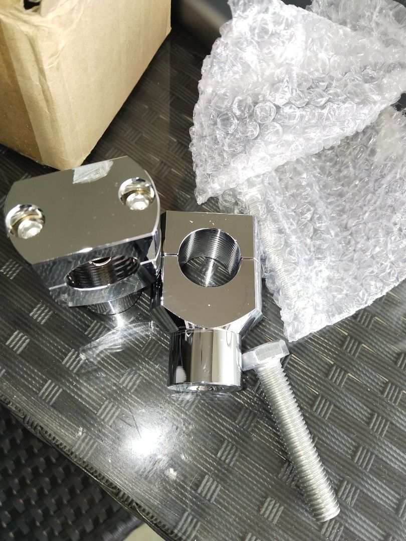 1-inch / 25mm diameter riser with 2-inch rise, Motorcycles, Motorcycle ...