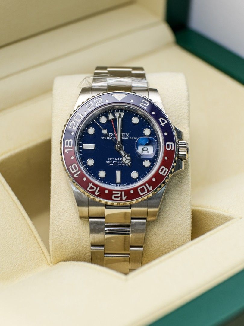 Gmt master white gold sale