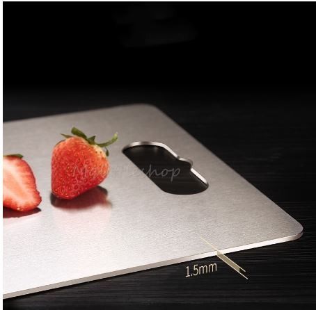 New Extra Large Stainless Steel 304 Fruit Chopping Cutting Board, Kitchen  Metal Chopping Board for Vegetables Breads and Meats, Heavy Duty Safe