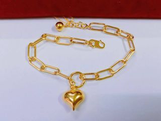 916 Gold Bracelet Love Love