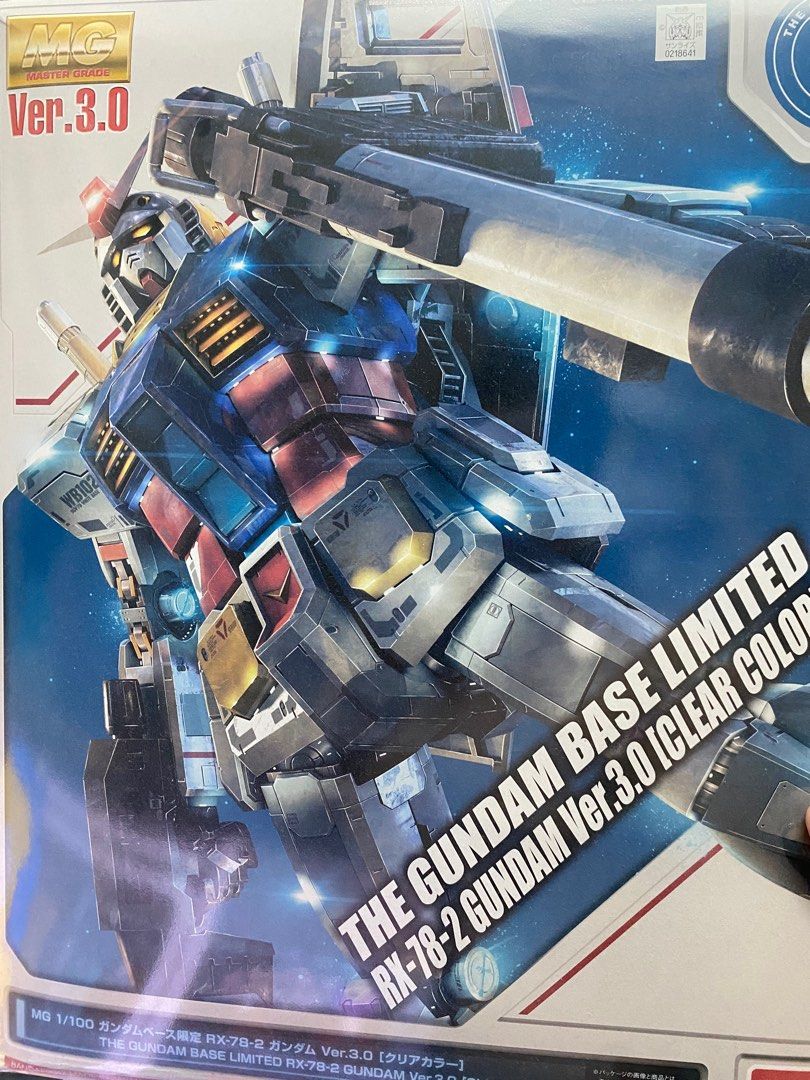 Gundam Base Limited Mg Gundam Rx Ver Clear Color Limited