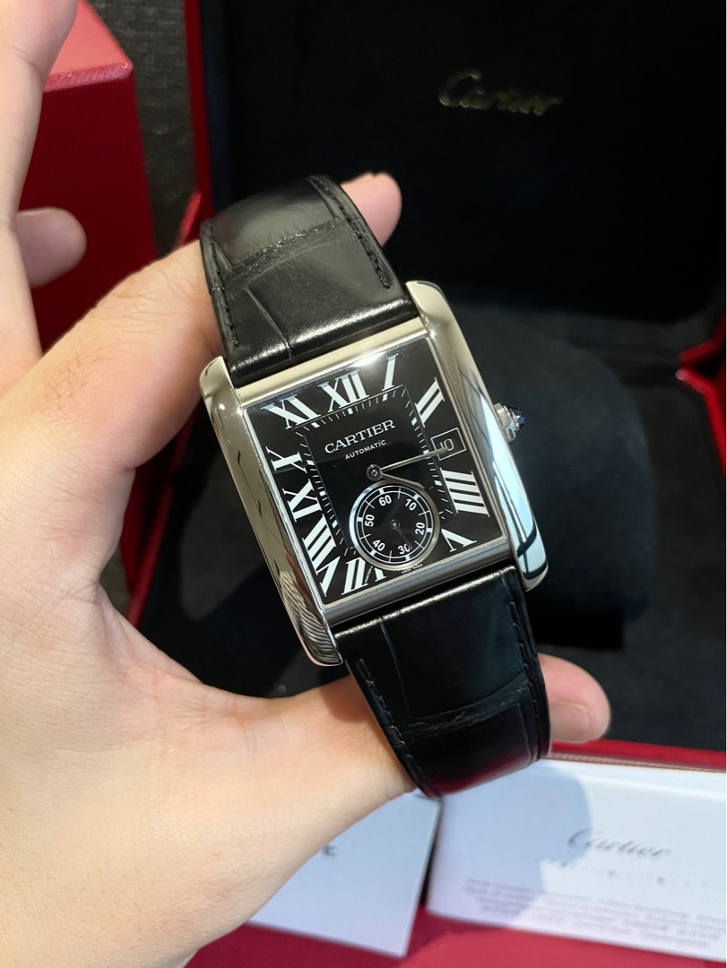 Cartier tank 2024 mc on wrist