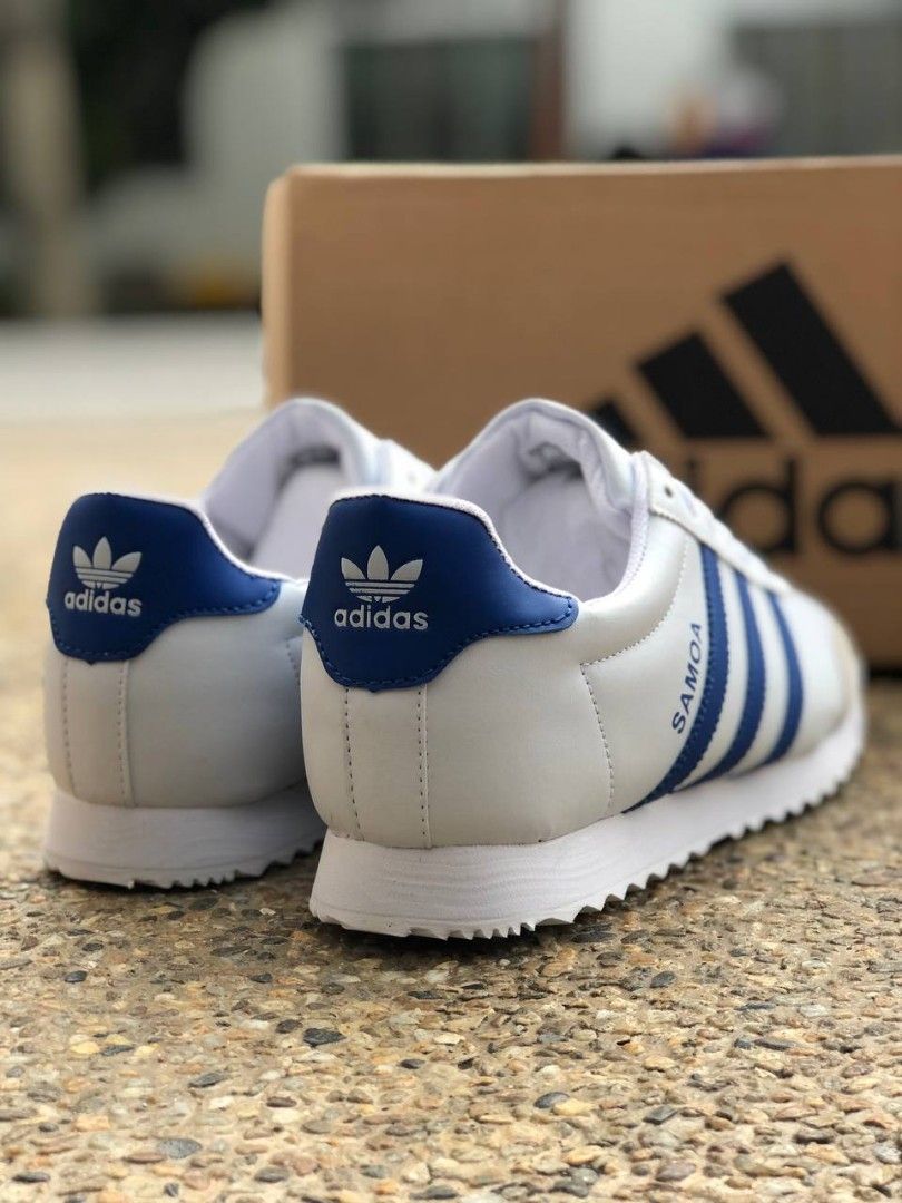 PRE ORDER ADIDAS SAMOA WHITE BLUE Men s Fashion
