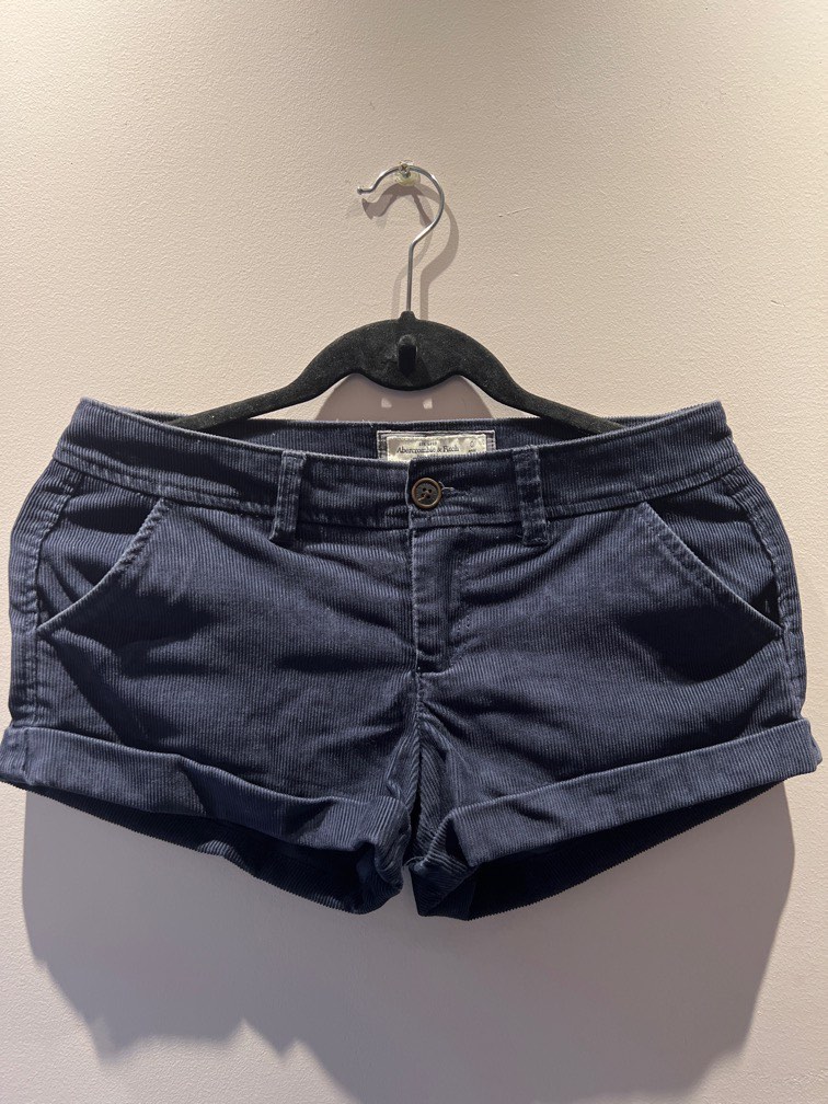 Abercrombie & Fitch ribbed shorts, Women's Fashion, Bottoms, Shorts on