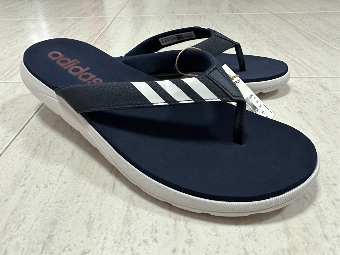 Adidas navy online blue flip flops