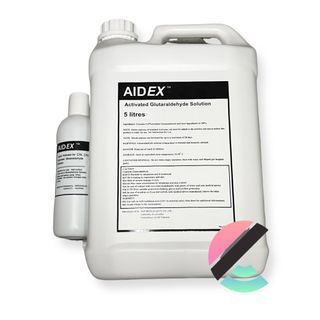 Aidex Activated Glutaraldehyde Solution Cidex Sterilizing 5 Liters