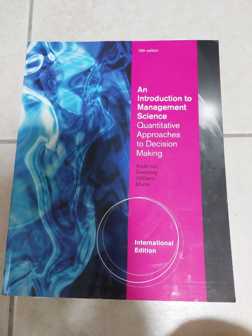 An introduction to Management Science, Hobbies & Toys, Books ...