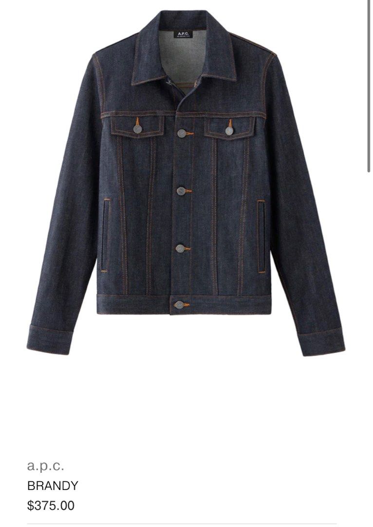 Apc brandy denim jacket new arrivals