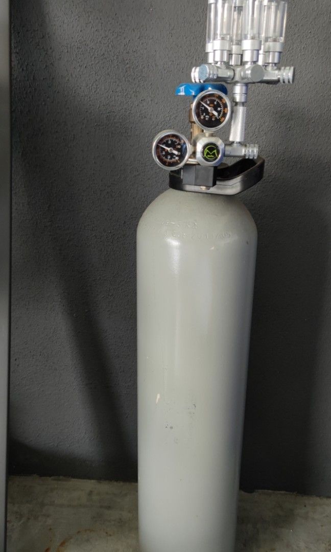 Aquarium Co2 Tank & Metre, Pet Supplies, Homes & Other Pet Accessories